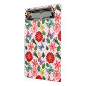 Modern Spring Garden Butterfly Floral  Mini Klembord (Angled2)
