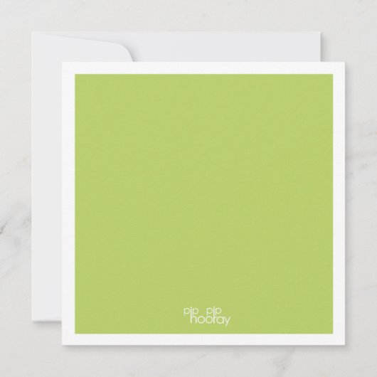 Modern Spring Green Bewaar de datumfotokaarten Kaart (Achterkant)