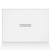 Modern Spring Meadow Birthday Card for Great Aunt (Binnen Horizontaal (Boven))