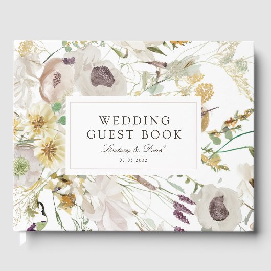 Modern Spring Wedding Gastenboek (Voorkant)