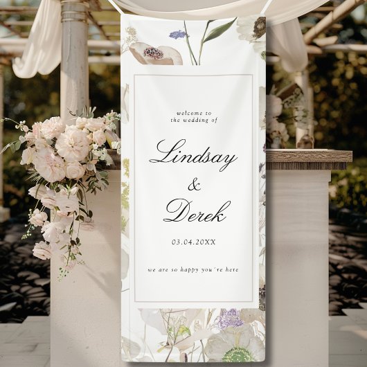  Modern Spring Wedding Welcome Spandoek