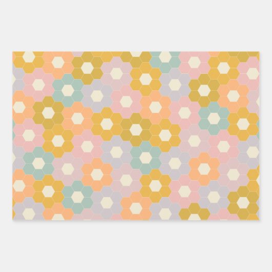 modern springstofpatroon in pasta inpakpapier vel (Voorkant)