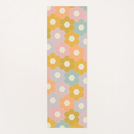 modern springstofpatroon in pasta yogamat (Voorkant)