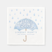 Modern Sprinkle Baby shower Pink Servet (Voorkant)