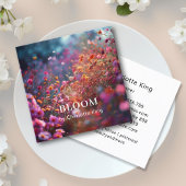 Modern Square - Artistic Bloom Vierkante Visitekaartje