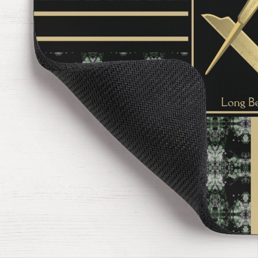 Modern Square & Compass Masonic Muismat (Hoek)