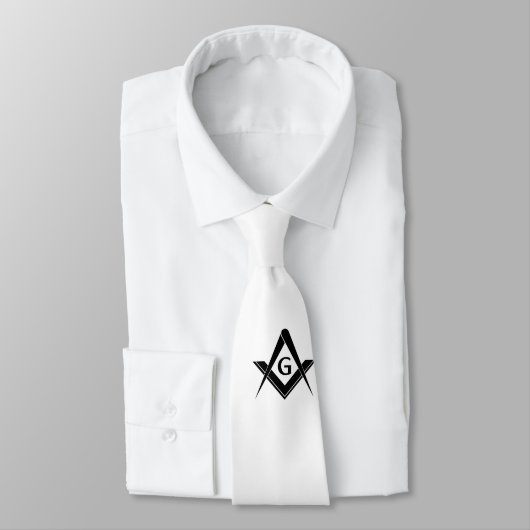 Modern Square en Compass Stropdas (Gebonden)