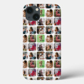 Modern Square Photo Collage Patroon Case-Mate iPhone Case (Achterkant)
