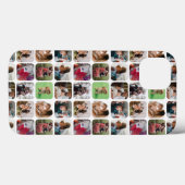 Modern Square Photo Collage Patroon Case-Mate iPhone Case (Achterkant (horizontaal))