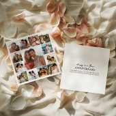Modern Square Photo Collage Wedding Jubileum