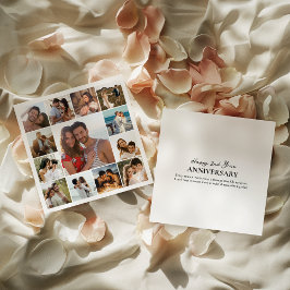 Modern Square Photo Collage Wedding Jubileum