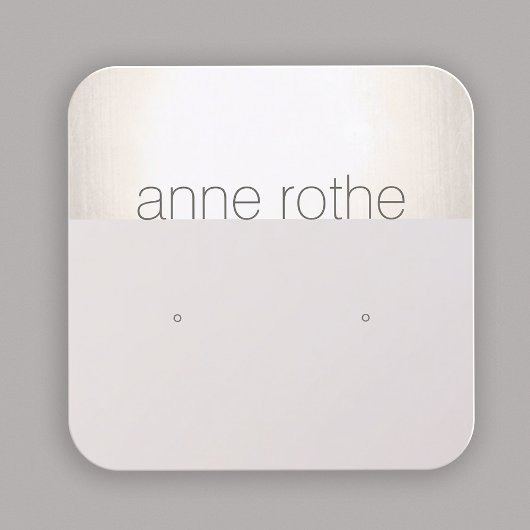 Modern Square Stud Earring Holder Square Vierkante Visitekaartje