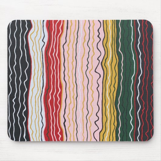 Modern Squiggles 2 Mousepad Muismat (Voorkant)