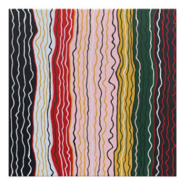 Modern Squiggles 2 Perfect Poster