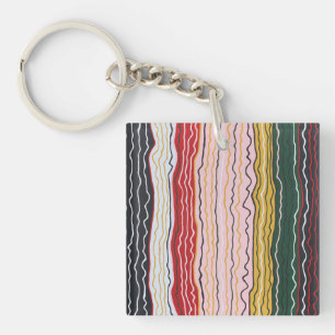 Modern Squiggles 2 Sleutelhanger