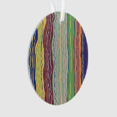 Modern Squiggles 3 Acryl Ornament (voorkant)