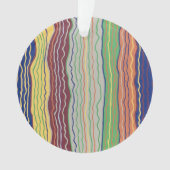 Modern Squiggles 3 Acryl Ornament (voorkant)
