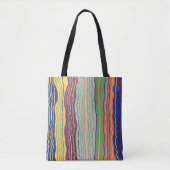 Modern Squiggles 3 Canvas tas (Voorkant)