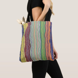 Modern Squiggles 3 Canvas tas