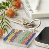 Modern Squiggles 3 Sleutelhanger (Voorkant Rechts)