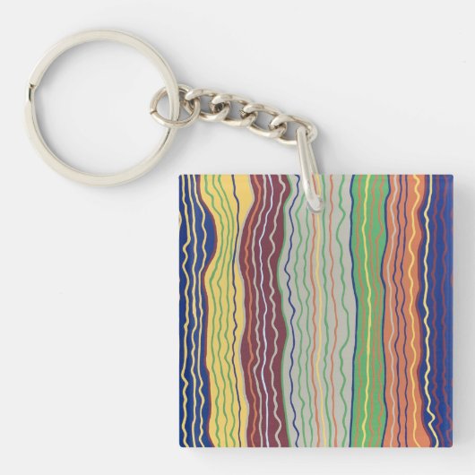 Modern Squiggles 3 Sleutelhanger (voorkant)
