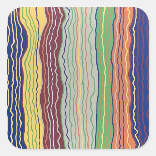 Modern Squiggles 3 Stickers (Voorkant)