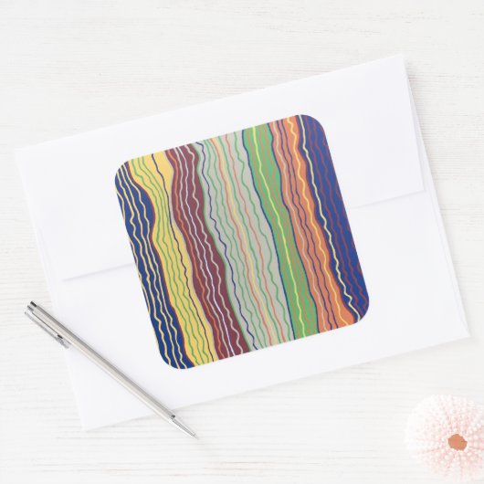 Modern Squiggles 3 Stickers (Envelop)