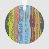 Modern Squiggles 4 Acryl Ornament (achterkant)