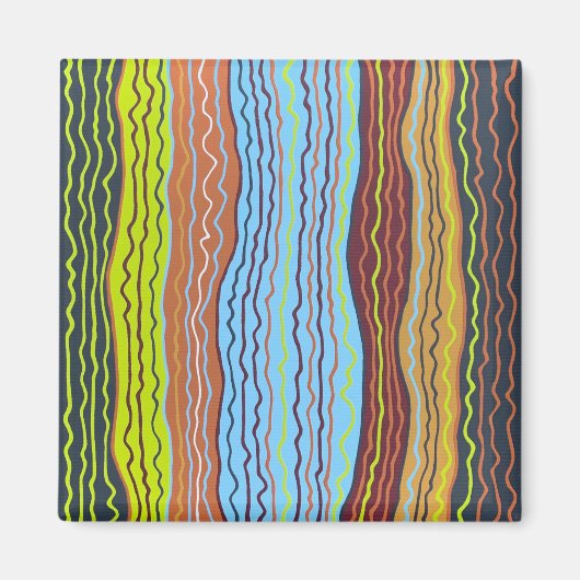 Modern Squiggles 4 magneet (Voorkant)