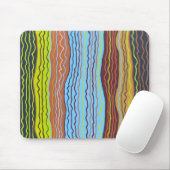 Modern Squiggles 4 Mousepad Muismat (Met muis)