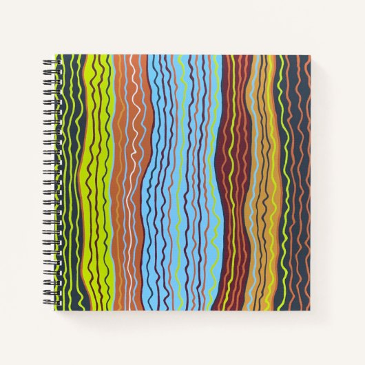 Modern Squiggles 4 Notitieboek (Voorkant)