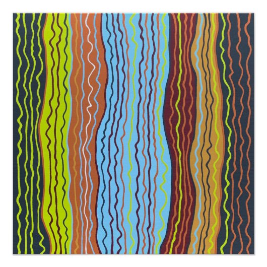 Modern Squiggles 4 Perfect Poster (Voorkant)