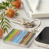 Modern Squiggles 4 Sleutelhanger (Voorkant Rechts)
