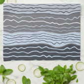 Modern Squiggles 5 keukenhanddoek (Gevouwen)