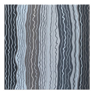 Modern Squiggles 5 Perfect Poster