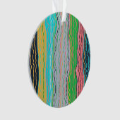 Modern Squiggles Acryl Ornament (voorkant)