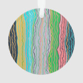 Modern Squiggles Acryl Ornament (achterkant)
