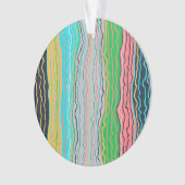 Modern Squiggles Acryl Ornament (voorkant)