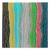 Modern Squiggles Perfect Poster (Voorkant)