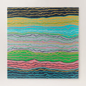 Modern Squiggles Puzzle Legpuzzel (Horizontaal)