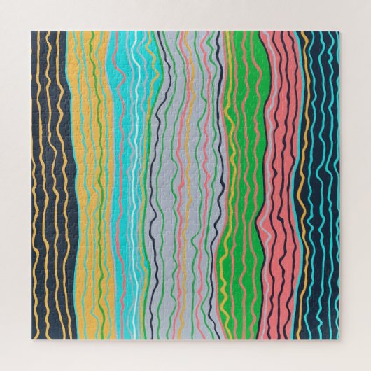 Modern Squiggles Puzzle Legpuzzel (Verticaal)