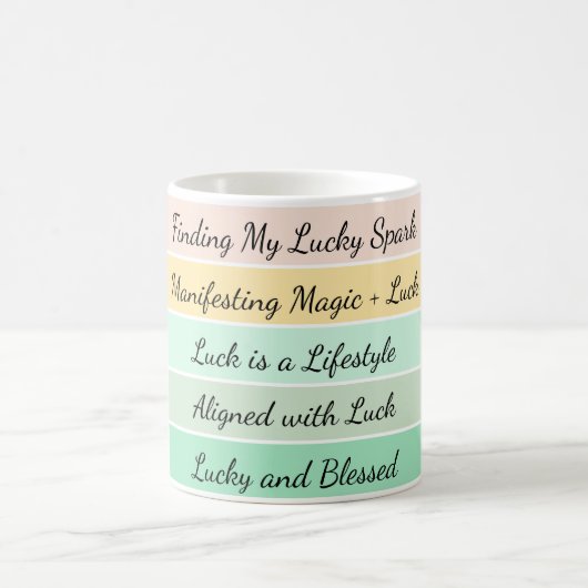 Modern St. Patrick’s Day Gradient Koffiemok (Center)