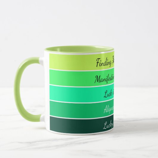 Modern St. Patrick’s Day Gradient Mok (Links)