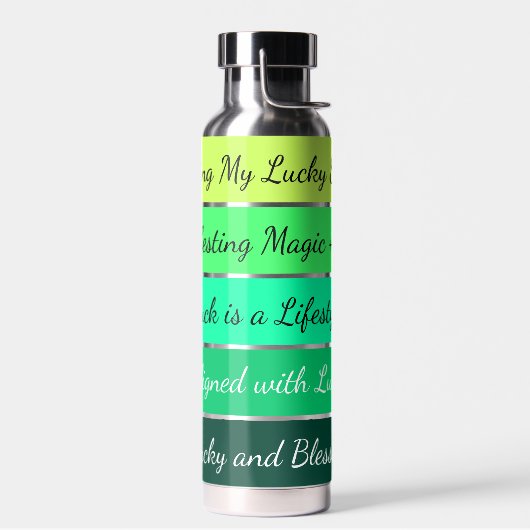 Modern St. Patrick’s Day Gradient Waterfles (Links)