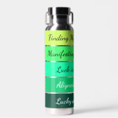 Modern St. Patrick’s Day Gradient Waterfles (Voorkant)