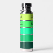 Modern St. Patrick’s Day Gradient Waterfles (Rechts)