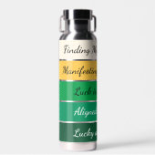 Modern St. Patrick’s Day Gradient Waterfles (Voorkant)