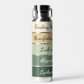 Modern St. Patrick’s Day Gradient Waterfles (Voorkant)