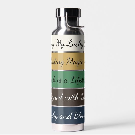 Modern St. Patrick’s Day Gradient Waterfles (Links)