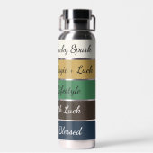 Modern St. Patrick’s Day Gradient Waterfles (Achterkant)